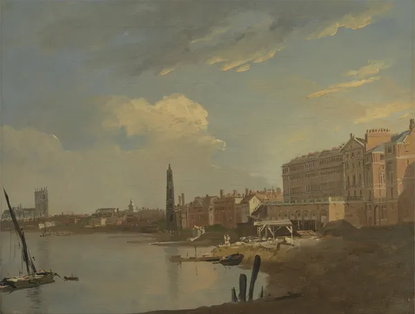 The Thames and the Adelphi av William Hodges