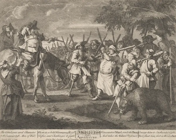 Hudibras’s First Adventure (no.3) av William Hogarth