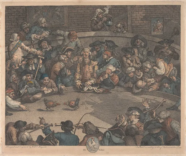 Royal Sport, Pit Ticket av William Hogarth