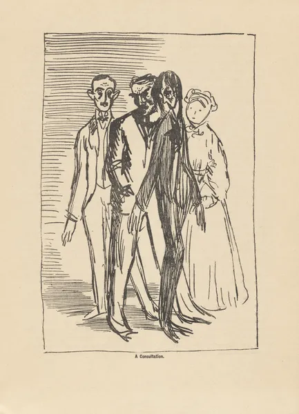 A Consultation av William Orpen