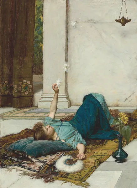Dolce Far Niente av John William Waterhouse