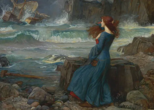Miranda-The Tempest av John William Waterhouse