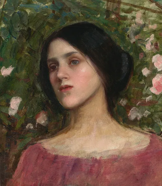 The Rose Bower av John William Waterhouse