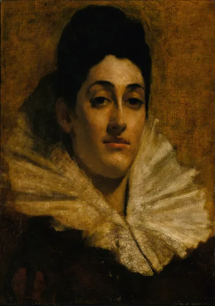 Portrait of Frances C. Houston av Thomas Wilmer Dewing