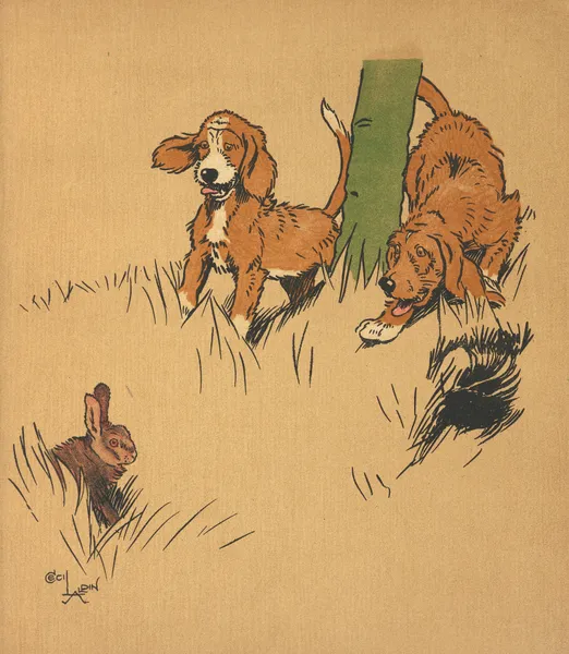 A Hunting we will Go av Cecil Charles Windsor Aldin
