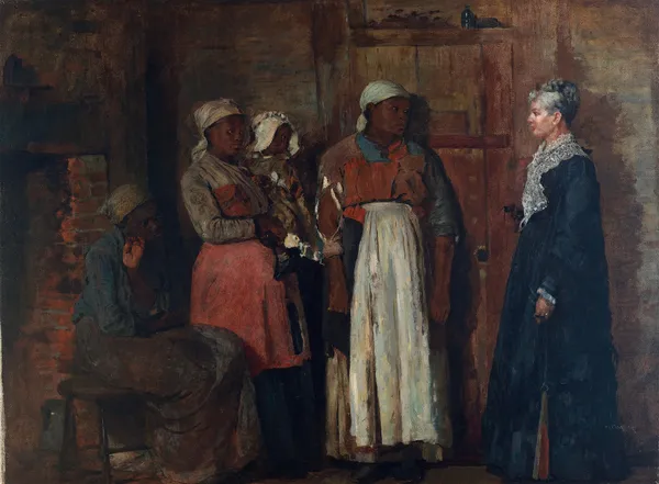 A Visit from the Old Mistress av Winslow Homer