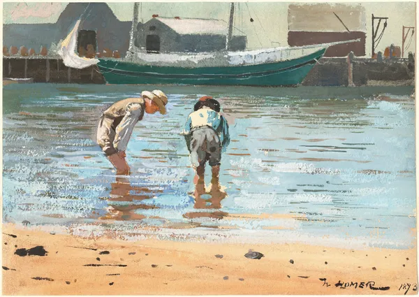 Boys Wading av Winslow Homer