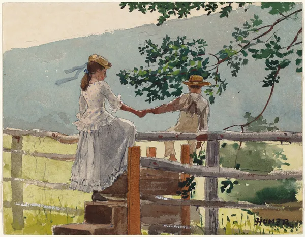 On the Stile av Winslow Homer