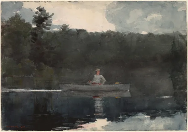The Lone Fisherman av Winslow Homer