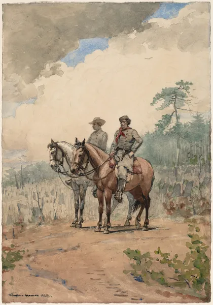 Two Scouts av Winslow Homer