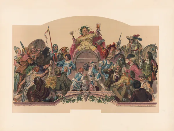 The beer drinkers of all times av Wittemann Bros.