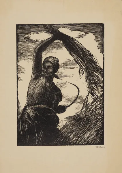 Żniwiarka av Wojciech Weiss