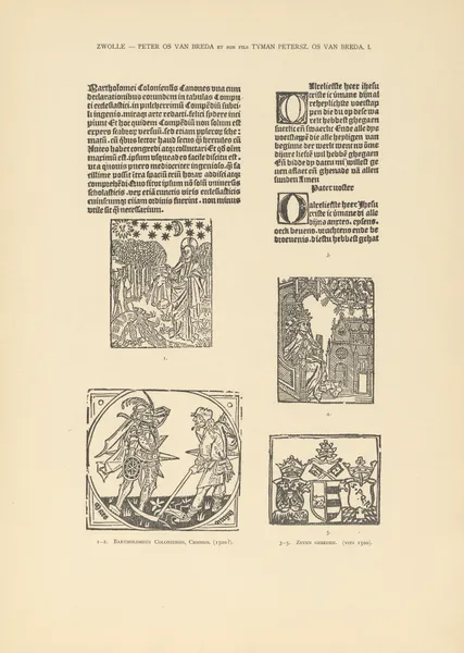 L’art typographique dans les Pays-Bas pendant les années 1500 à 1540 Pl.130 av Wouter Nijhoff