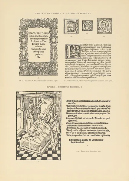 L’art typographique dans les Pays-Bas pendant les années 1500 à 1540 Pl.139 av Wouter Nijhoff