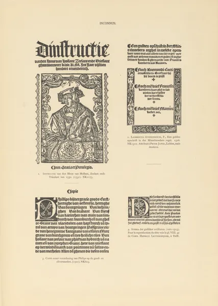 L’art typographique dans les Pays-Bas pendant les années 1500 à 1540 Pl.140 av Wouter Nijhoff