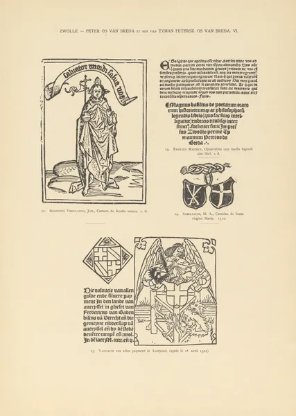 L’art typographique dans les Pays-Bas pendant les années 1500 à 1540 Pl.135 av Wouter Nijhoff