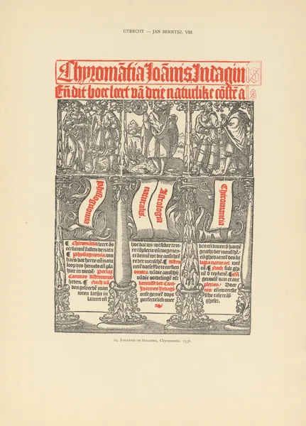 L’art typographique dans les Pays-Bas pendant les années 1500 à 1540 Pl.124 av Wouter Nijhoff
