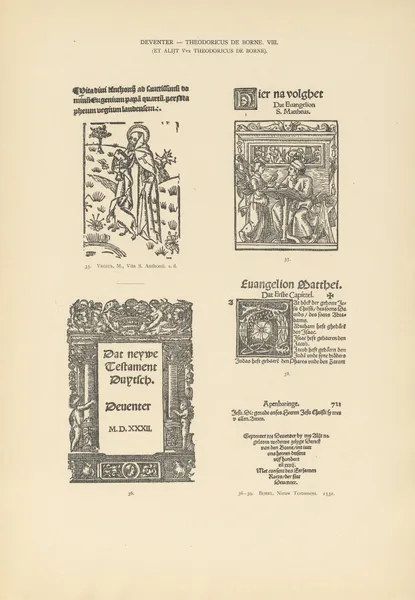 L’art typographique dans les Pays-Bas pendant les années 1500 à 1540 Pl.060 av Wouter Nijhoff