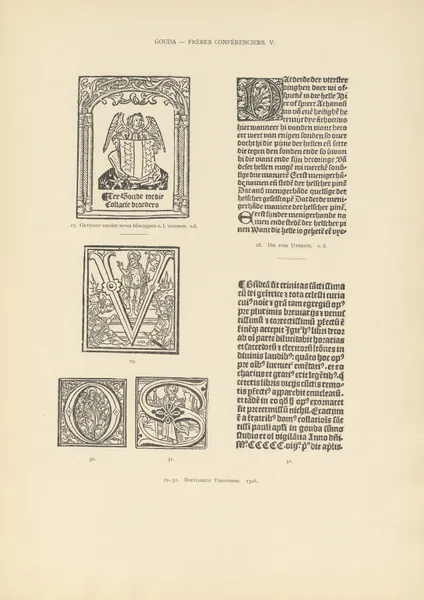 L’art typographique dans les Pays-Bas pendant les années 1500 à 1540 Pl.078 av Wouter Nijhoff