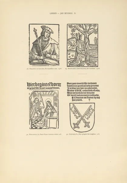 L’art typographique dans les Pays-Bas pendant les années 1500 à 1540 Pl.101 av Wouter Nijhoff