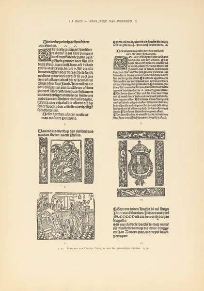 L’art typographique dans les Pays-Bas pendant les années 1500 à 1540 Pl.088 av Wouter Nijhoff