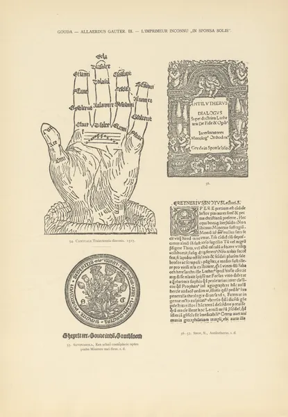 L’art typographique dans les Pays-Bas pendant les années 1500 à 1540 Pl.083 av Wouter Nijhoff