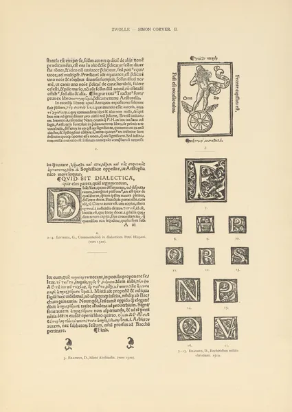 L’art typographique dans les Pays-Bas pendant les années 1500 à 1540 Pl.138 av Wouter Nijhoff