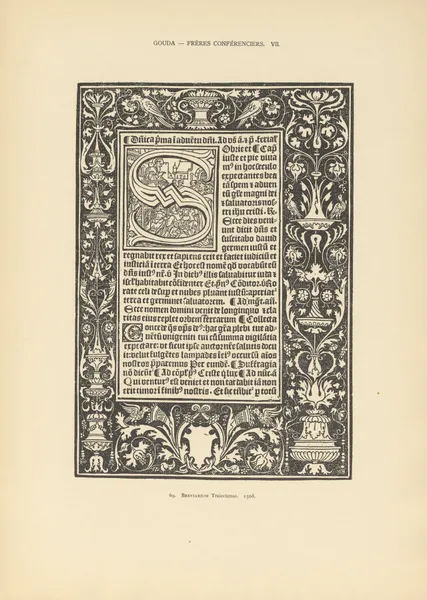 L’art typographique dans les Pays-Bas pendant les années 1500 à 1540 Pl.080 av Wouter Nijhoff