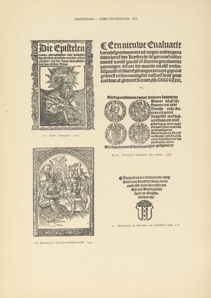 L’art typographique dans les Pays-Bas pendant les années 1500 à 1540 Pl.021 av Wouter Nijhoff