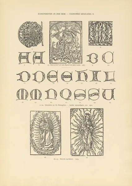 L’art typographique dans les Pays-Bas pendant les années 1500 à 1540 Pl.115 av Wouter Nijhoff