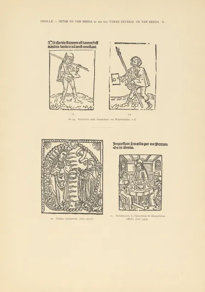L’art typographique dans les Pays-Bas pendant les années 1500 à 1540 Pl.134 av Wouter Nijhoff