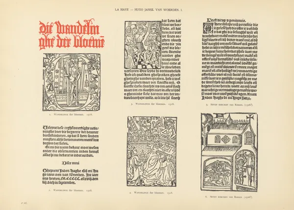 L’art typographique dans les Pays-Bas pendant les années 1500 à 1540 Pl.087 av Wouter Nijhoff