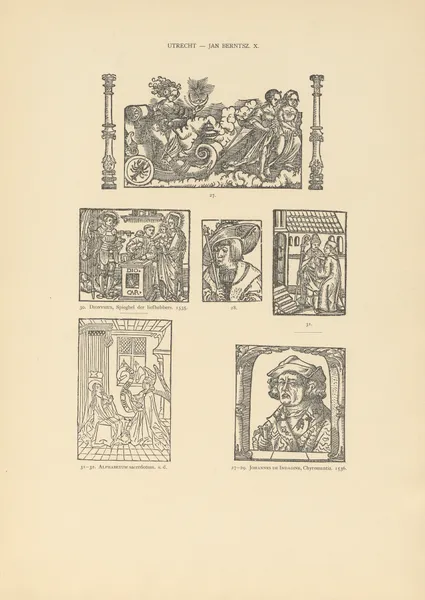 L’art typographique dans les Pays-Bas pendant les années 1500 à 1540 Pl.126 av Wouter Nijhoff
