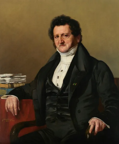 Banker David Seligmann, Freiherr von Eichthal av Franz Xaver Winterhalter