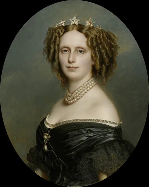 Portrait of Sophia Frederika Mathilda (1818-77), Princess of Württemberg av Franz Xaver Winterhalter