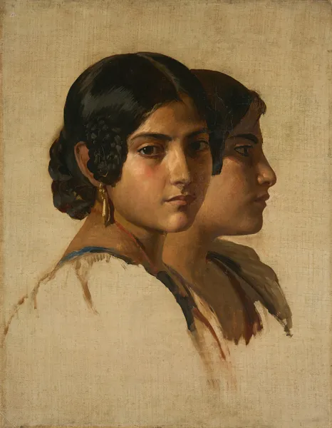 Study of an Italian Girl av Franz Xaver Winterhalter