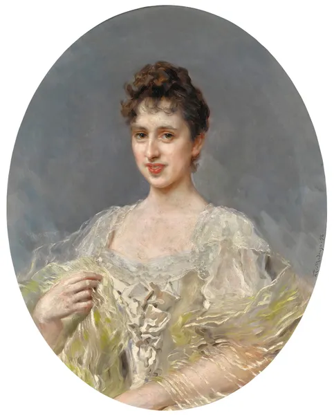 Clotilde, Marquessa de Acricollar av Raimundo de Madrazo y Garreta