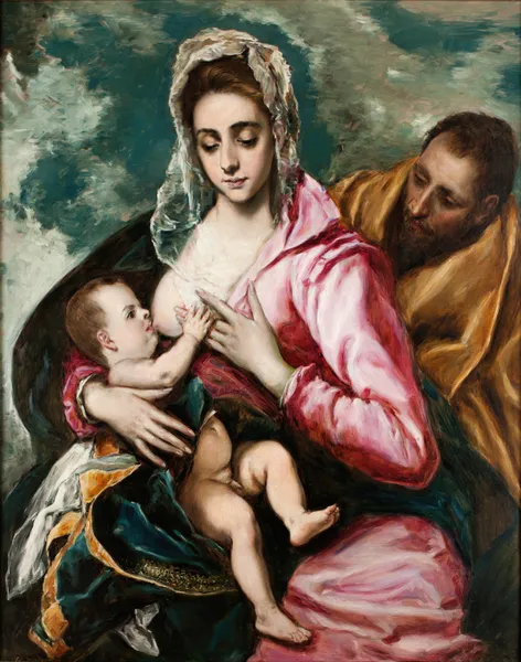 Holy Family av Raimundo de Madrazo y Garreta