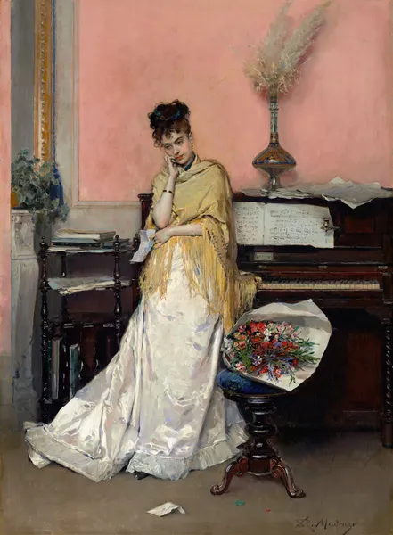 Reverie, The Letter av Raimundo de Madrazo y Garreta
