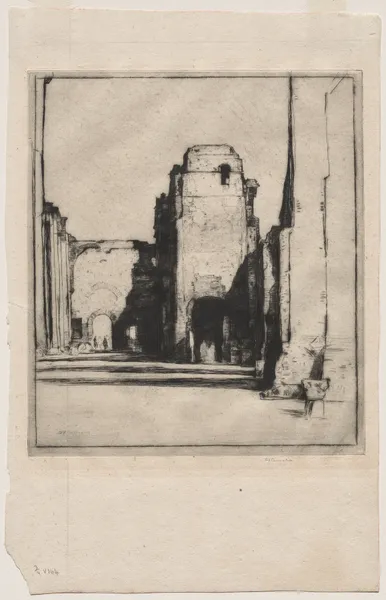 Tepidarium, Baths of Caracella av David Young Cameron