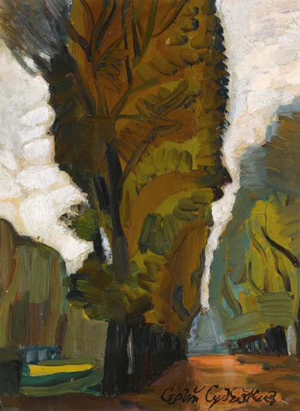 Landscape av Sergey Yurievich Sudeikin