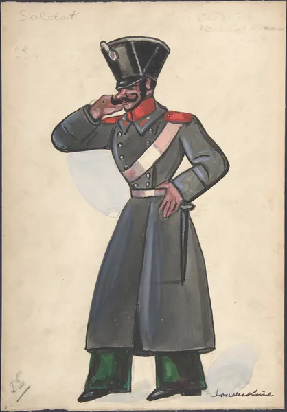 Soldat av Sergey Yurievich Sudeikin
