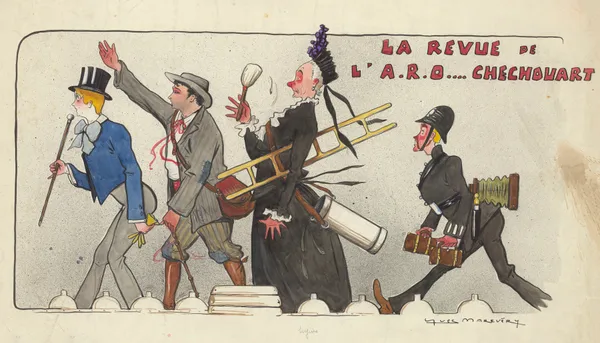La revue de l’A.R.O….chechouart de Valentin Tarrault et Charles Abadie av Yves Marevéry