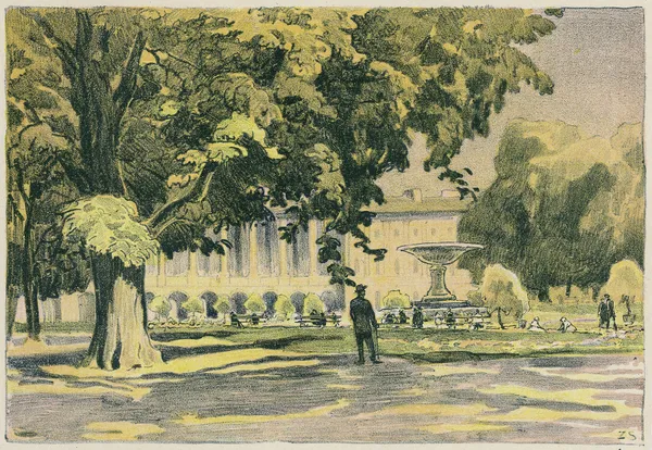 The Saxon Garden in Warsaw av Zofia Stankiewicz