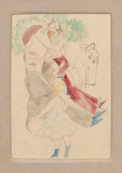 In a park av Zygmunt Waliszewski
