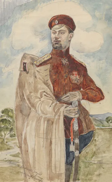 Portrait of the artist’s brother-in-law, Kirill Zdanevich av Zygmunt Waliszewski
